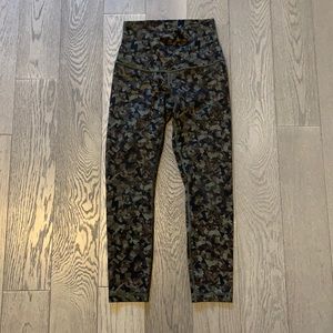 Lululemon high waisted camo crops
